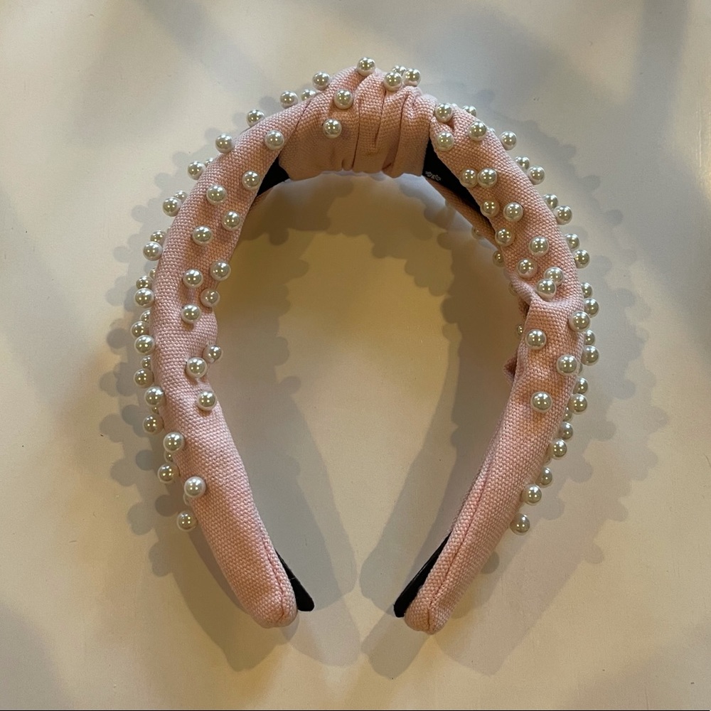 Lele Sadoughi Pearl Embellished Headband